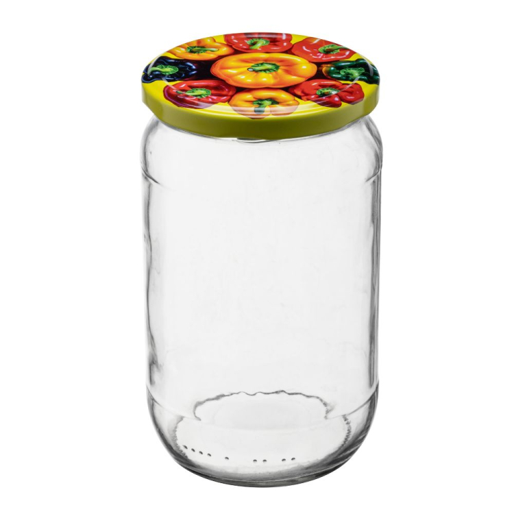 Słoik 720ml + zakrętka 8 sztuk